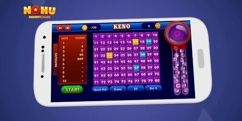 Tổng quan về cách chơi Keno tại Nohu90