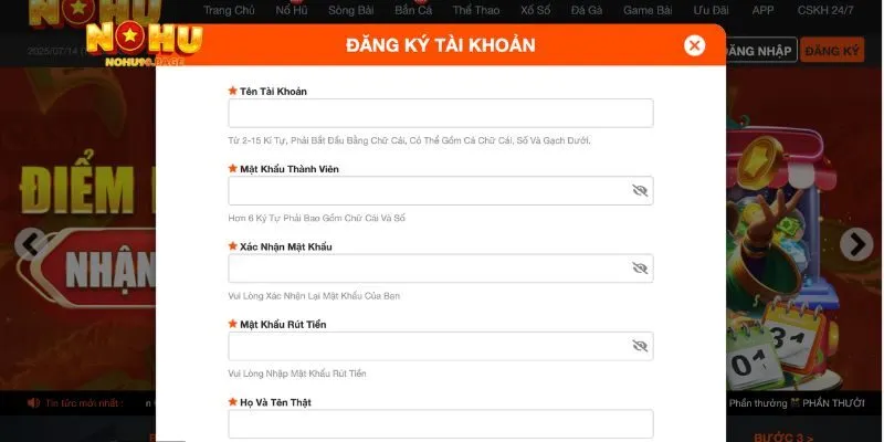 Hướng dẫn cách đăng ký Nohu90 đúng chuẩn nhất