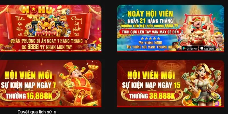 Giới thiệu chung khuyến mãi Nohu90