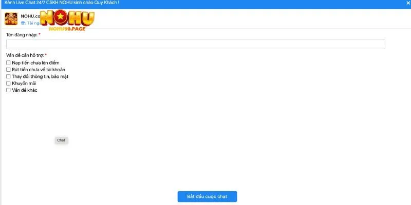 Những trường hợp thường phải liên hệ nohu90
