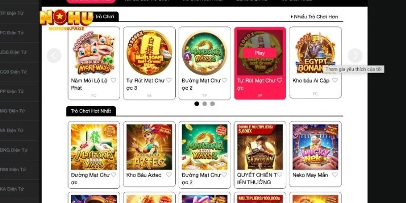 Lý do nổ hũ tại Nohu90 thu hút cược thủ